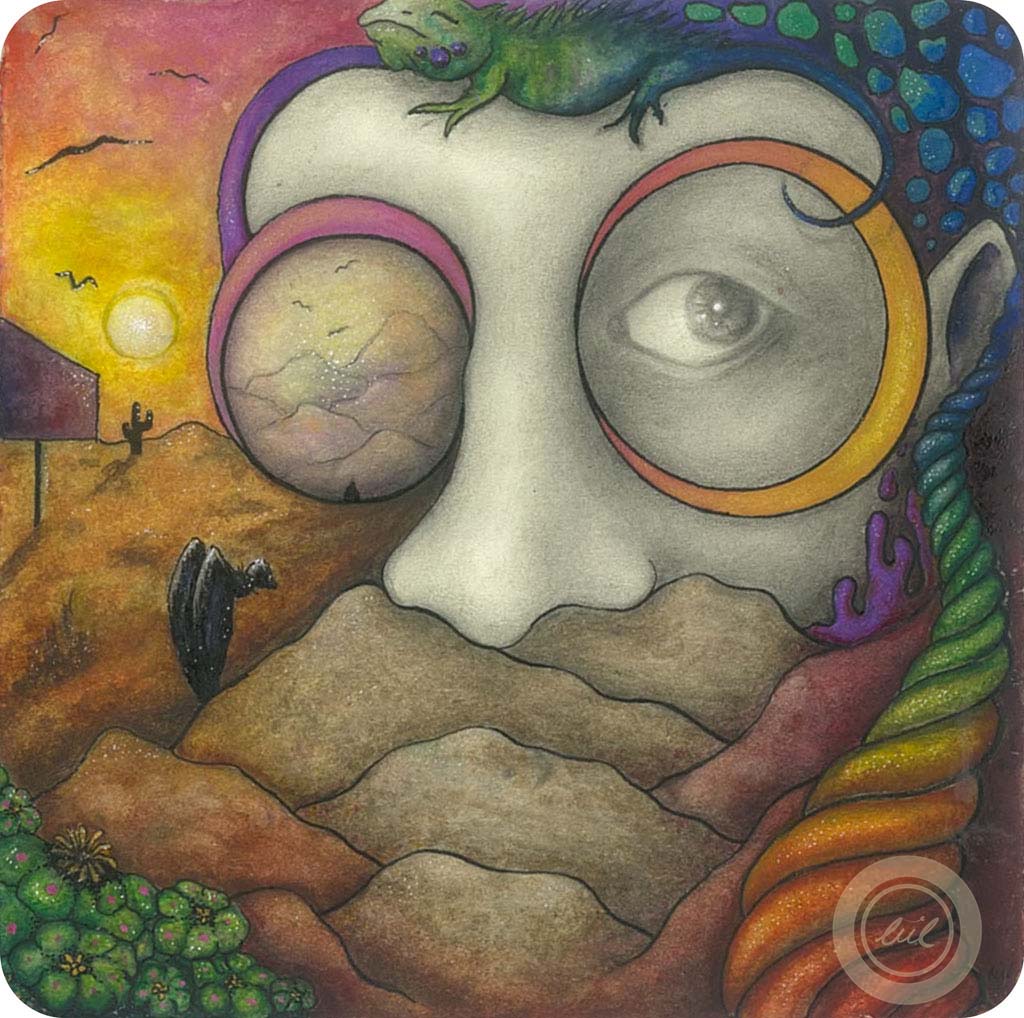 soft monochrome artwork with layered textures and light haze